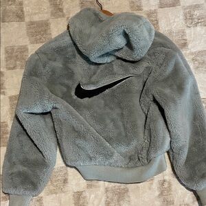 Nike Soft light blue Fleece Jacket